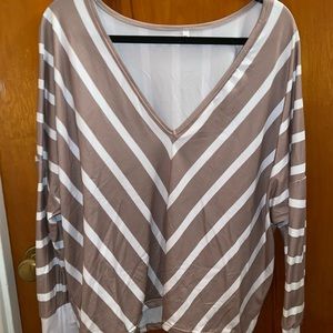 Off the shoulder long sleeve